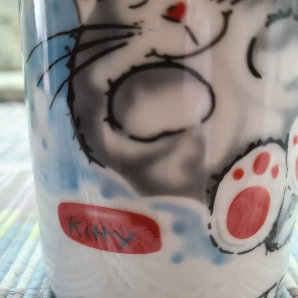 Contented Pets Cat Lover's Fine Porcelain Coffee Tea Cup Mug Rayware Vintage